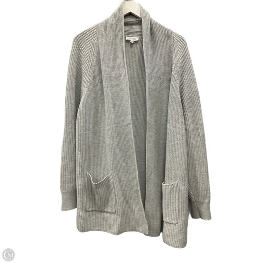 Sweater Cardigan By Haven In Grey, Size: L