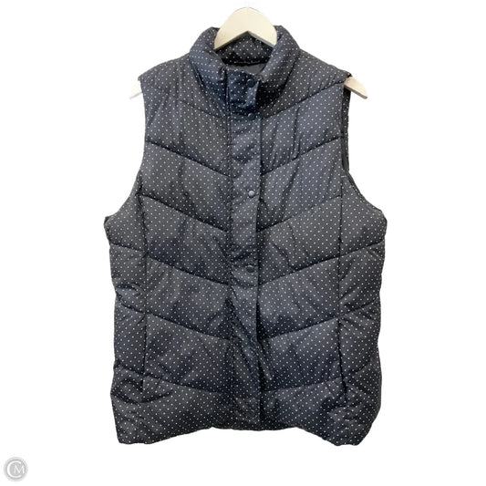 Vest Puffer & Quilted By Gap In Polkadot Pattern, Size: Xl