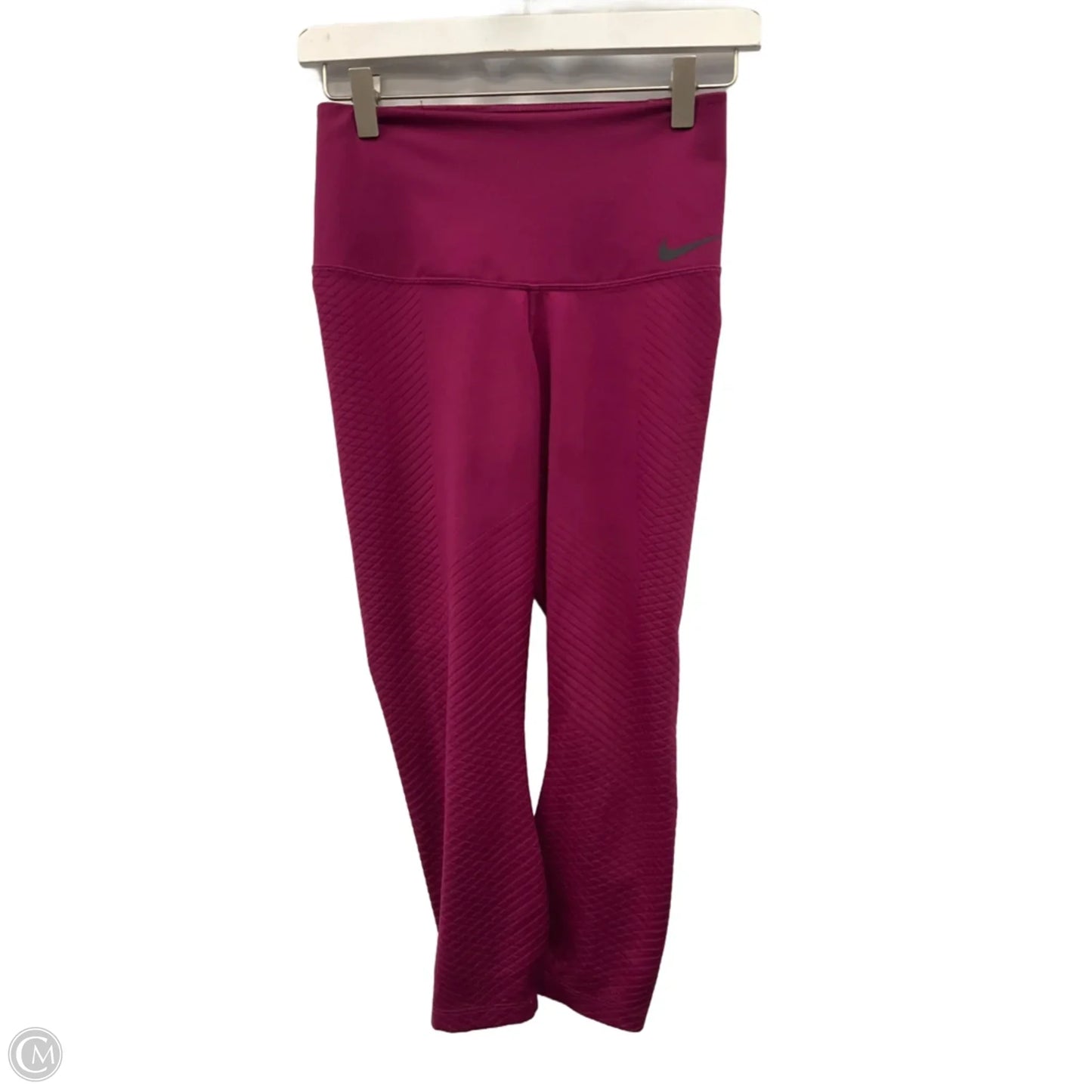 Athletic Leggings Capris By Nike Apparel In Purple, Size: M