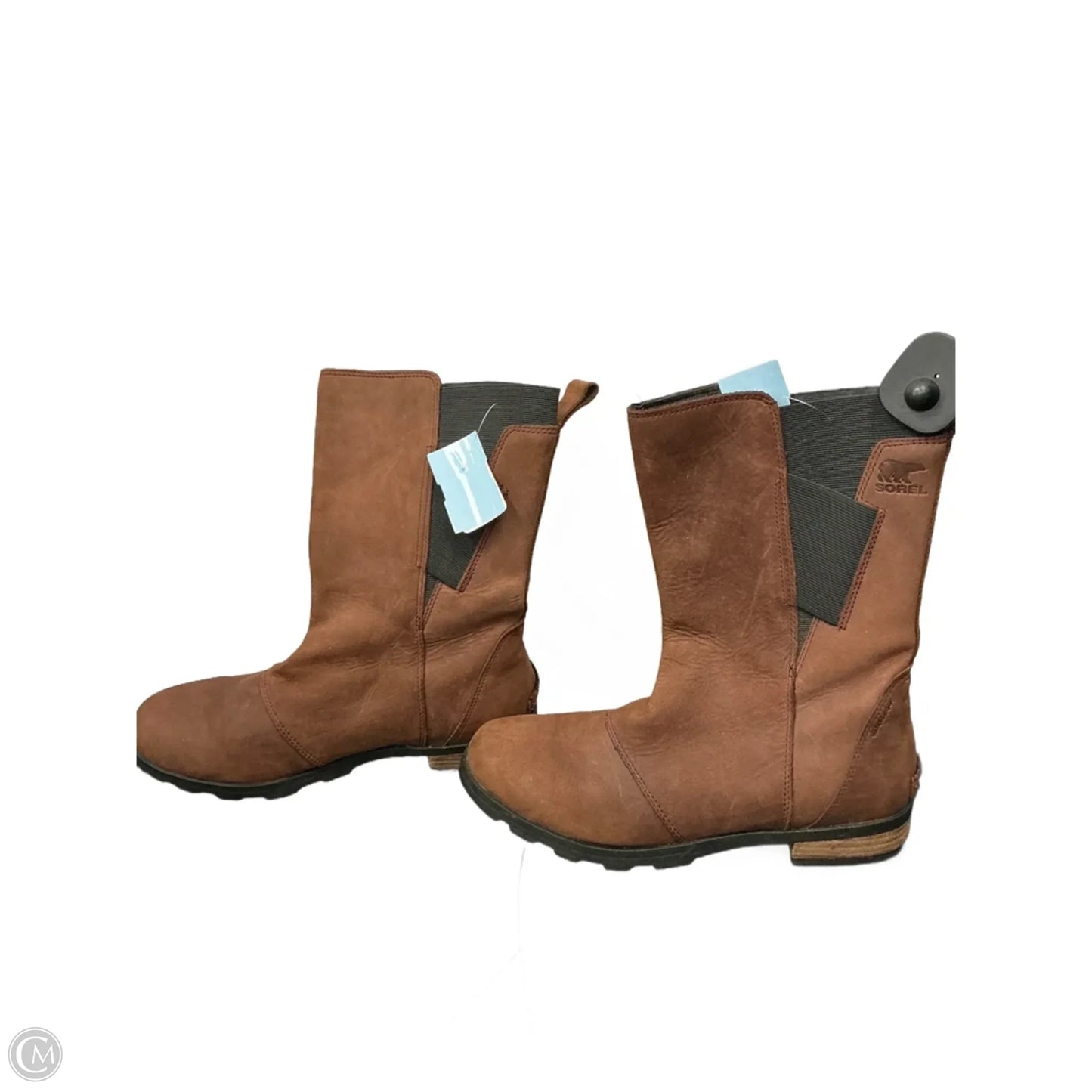 Boots Mid-calf Flats By Sorel In Brown, Size: 9.5