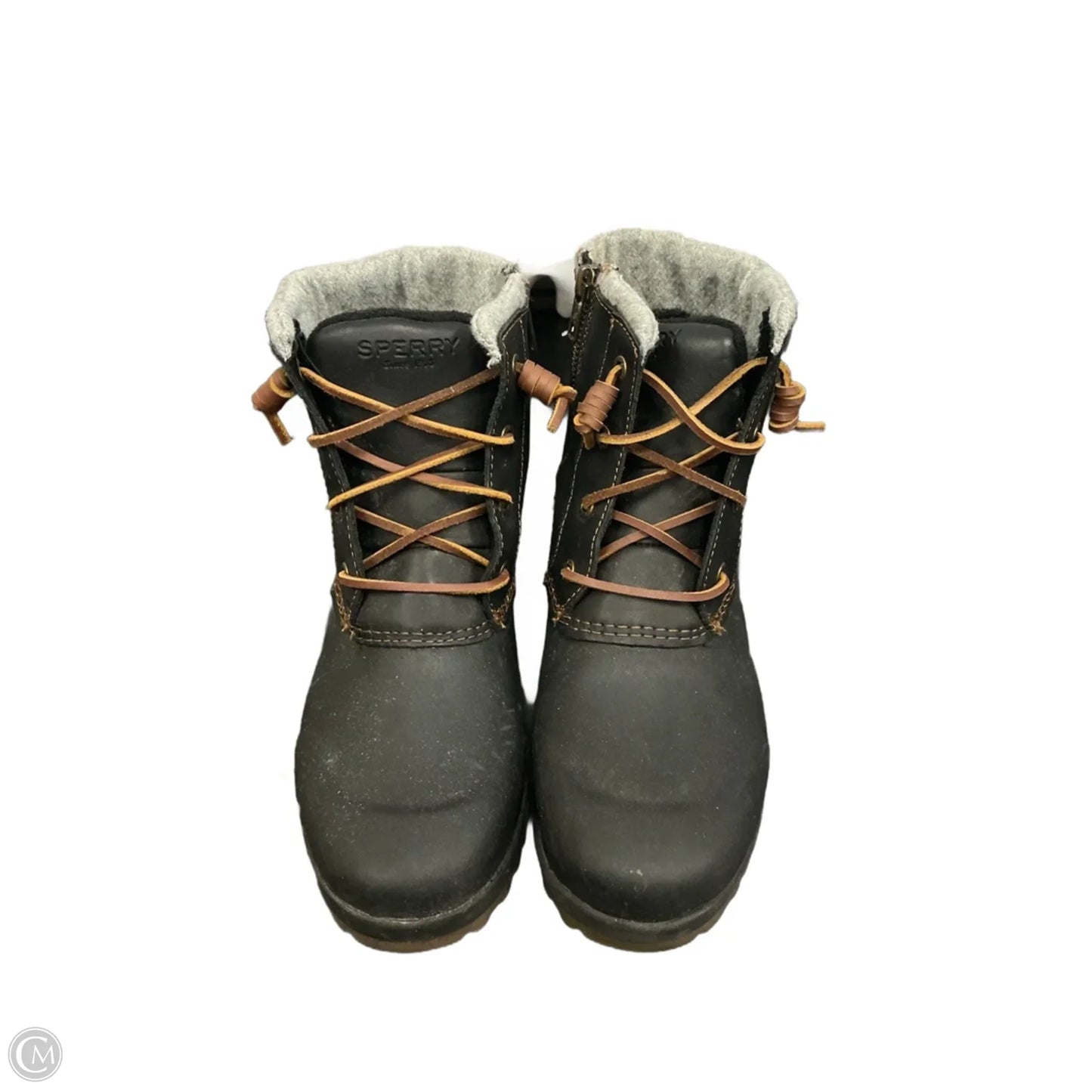 Boots Ankle Flats By Sperry In Black, Size: 6.5