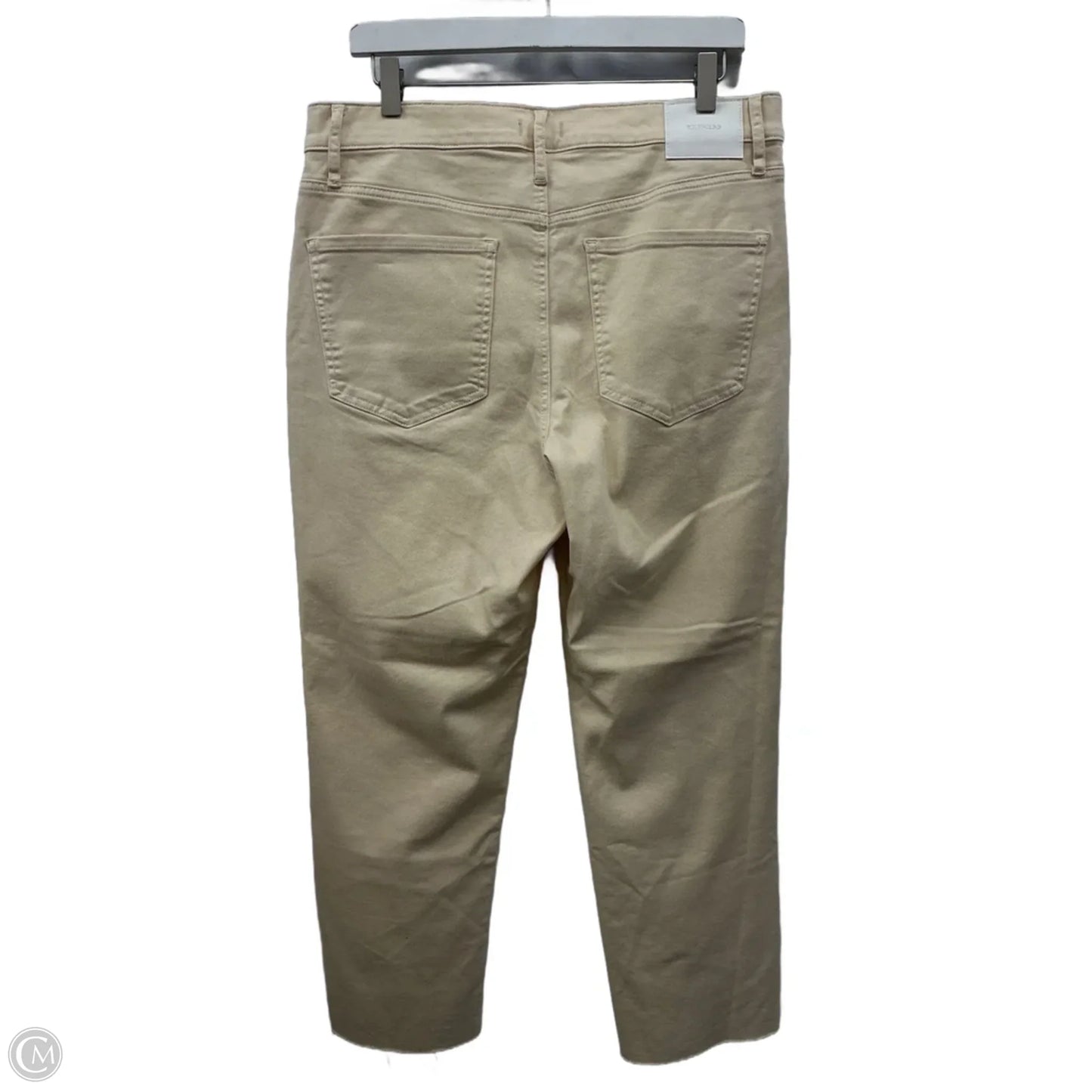 Jeans Straight By Express In Cream, Size: 14