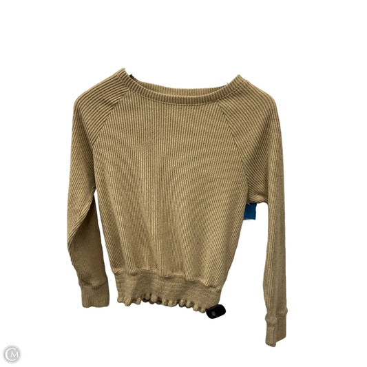 Top Long Sleeve By Nine West Apparel In Tan, Size: S