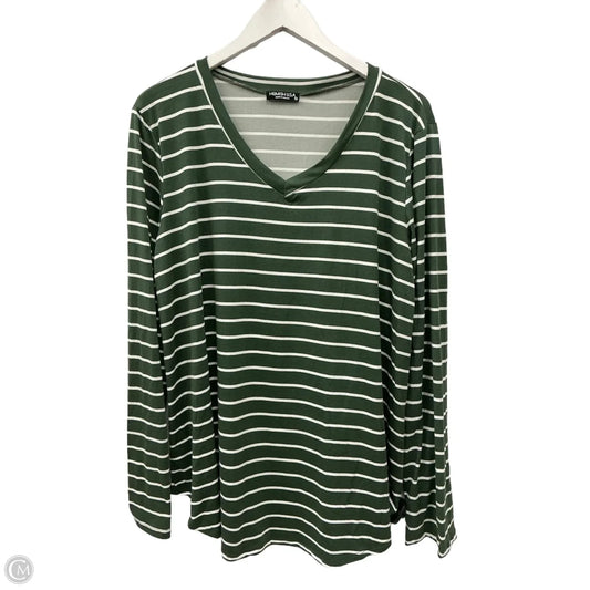 Top Long Sleeve By Heimish Usa In Green, Size: 2x