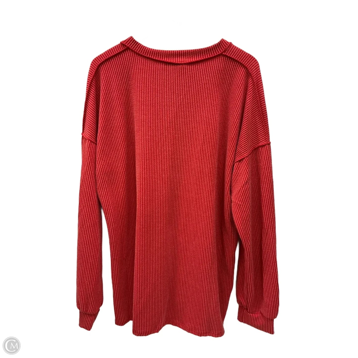 Top Long Sleeve By Heimish Usa In Red, Size: 3x