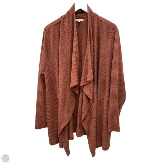 Cardigan By Maurices In Peach, Size: 2x