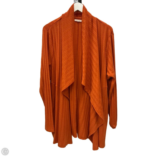 Cardigan By Maurices In Orange, Size: 2x