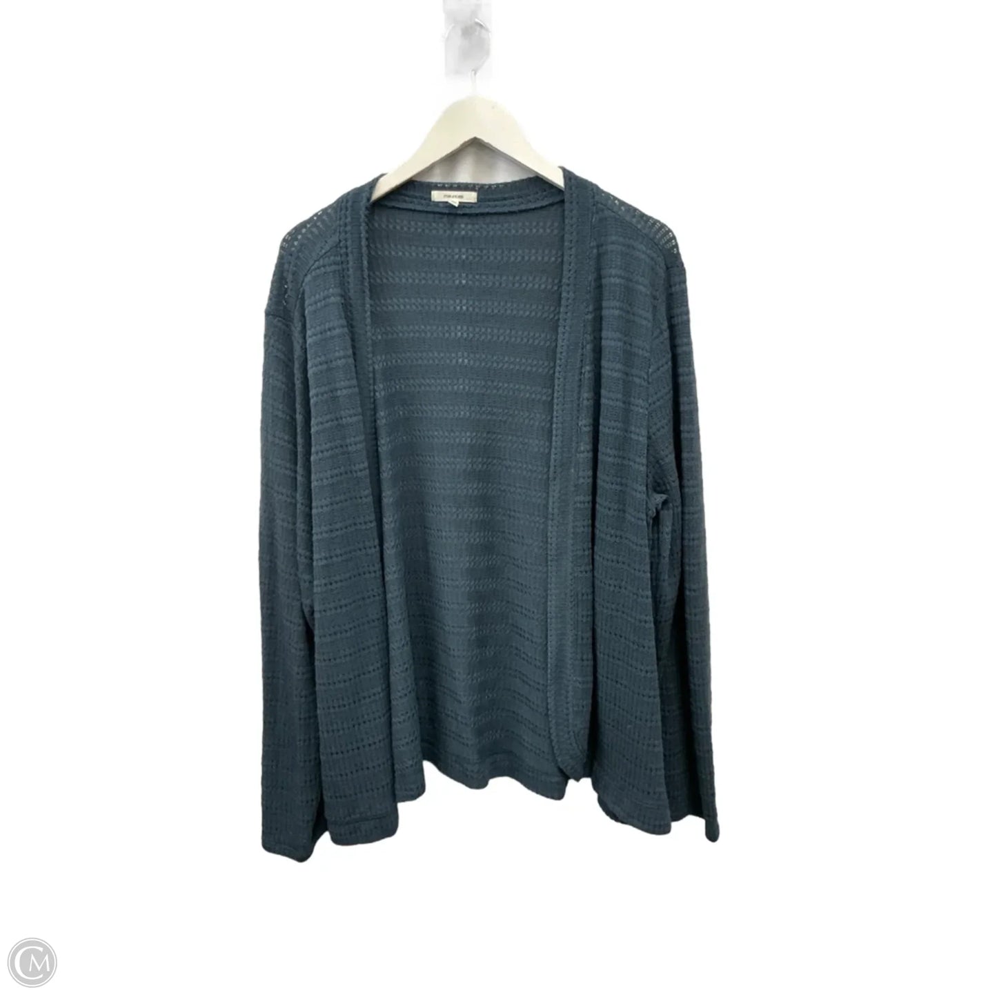 Sweater Cardigan By Maurices In Blue, Size: 2x