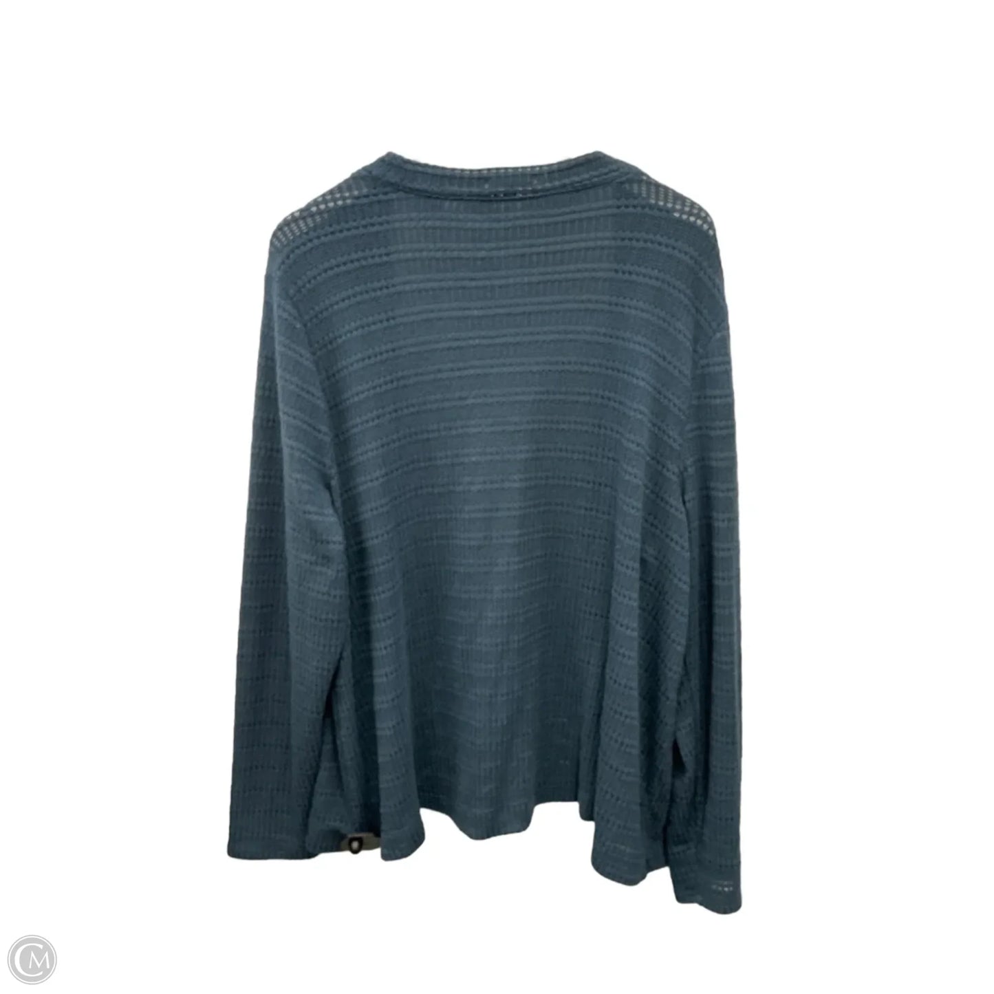 Sweater Cardigan By Maurices In Blue, Size: 2x