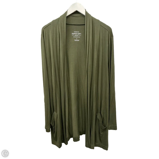 Cardigan By Torrid In Green, Size: 2x