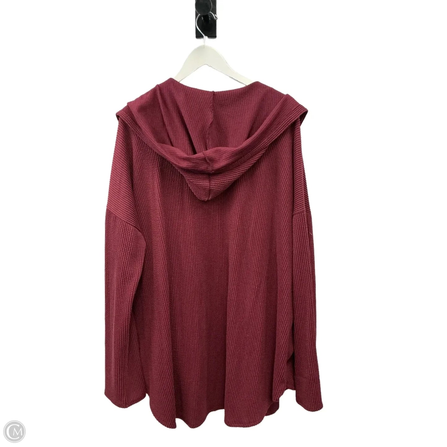 Cardigan By Heimish Usa In Maroon, Size: 3x