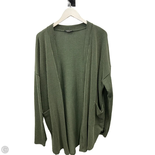 Cardigan By Heimish Usa In Green, Size: 3x