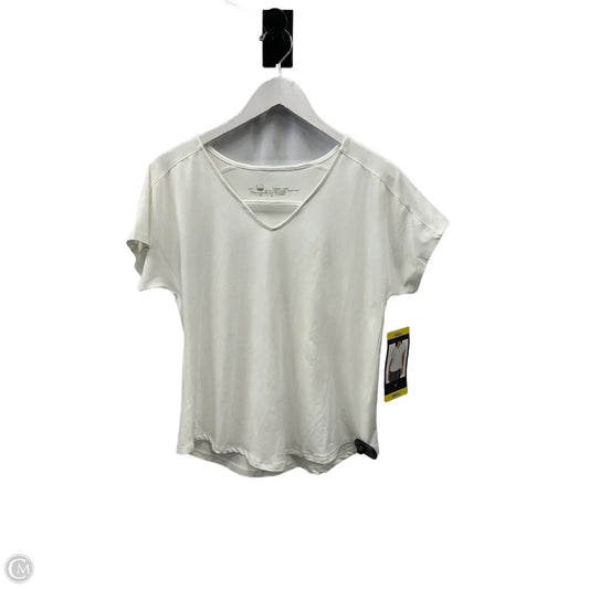 Top Short Sleeve By Cme In White, Size: S