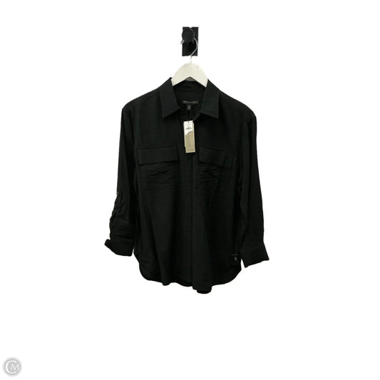 Top Long Sleeve By Banana Republic In Black, Size: Xs