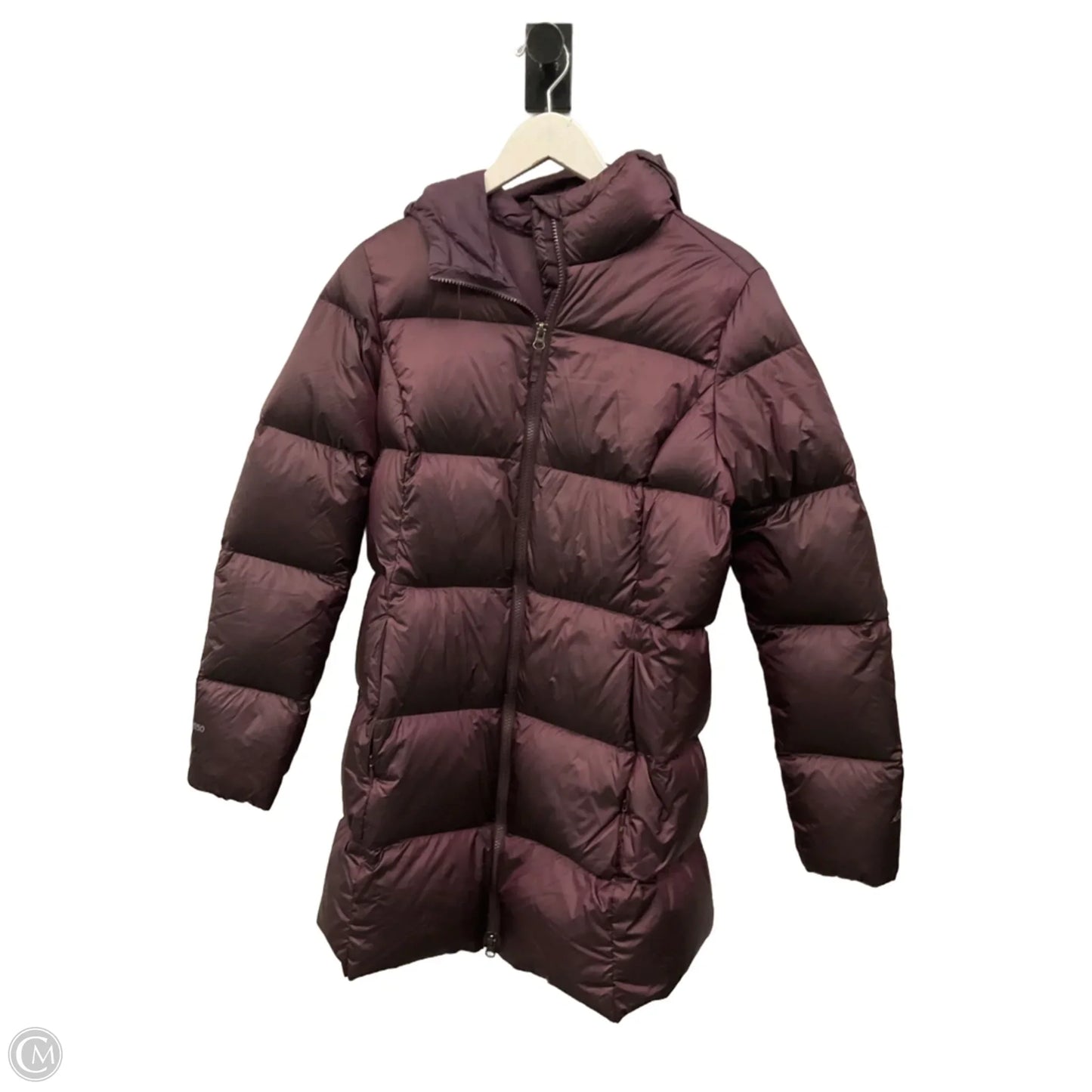 Coat Puffer & Quilted By Eddie Bauer In Purple, Size: L