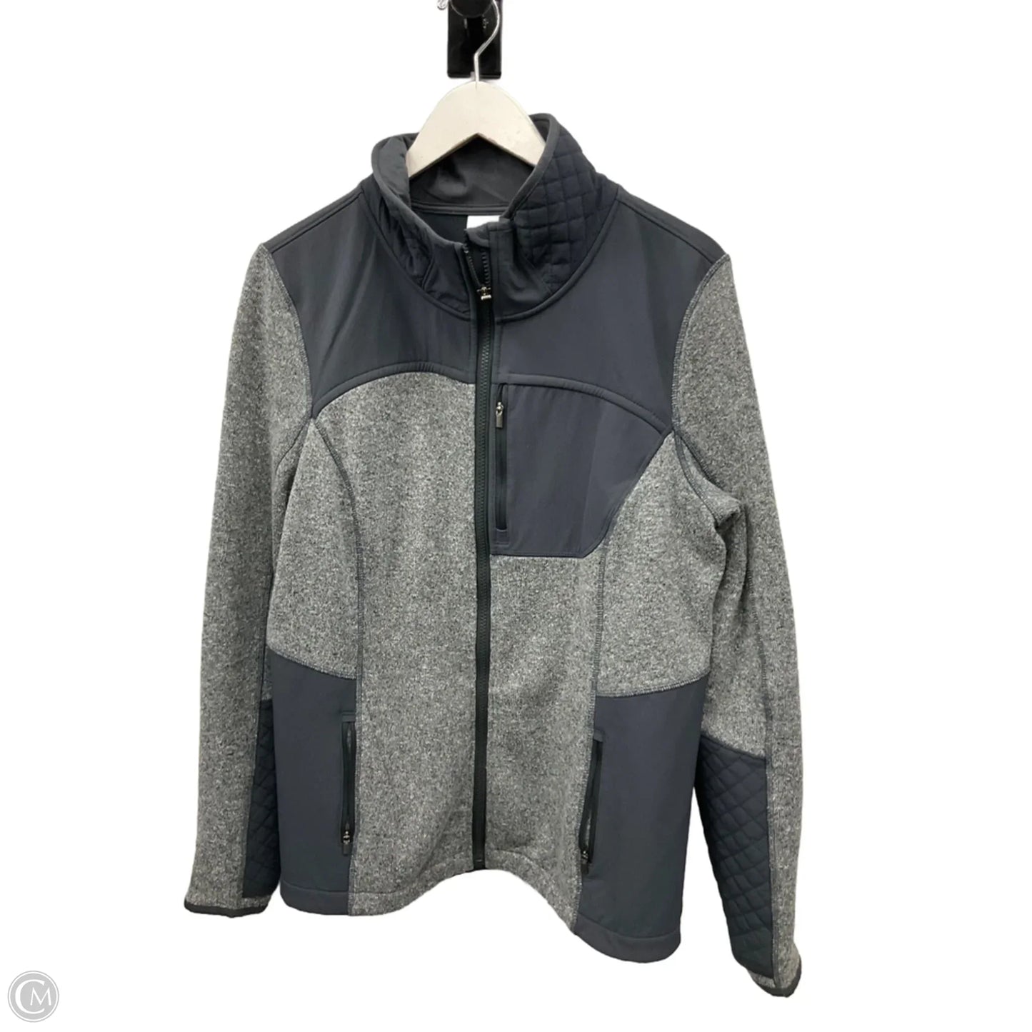 Athletic Jacket By Athleta In Grey, Size: Xl