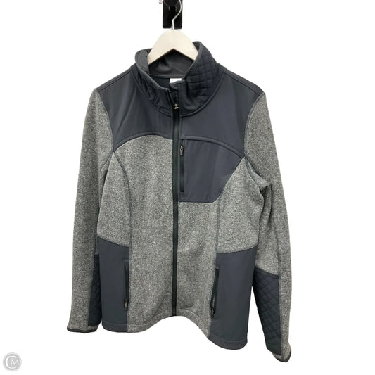 Athletic Jacket By Athleta In Grey, Size: Xl