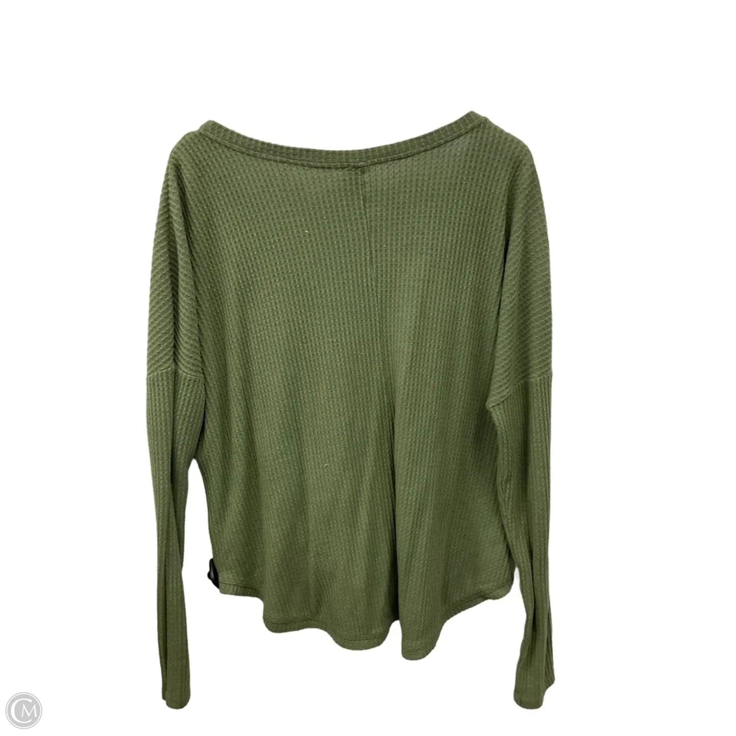 Top Long Sleeve By Wild Fable In Green, Size: Xl
