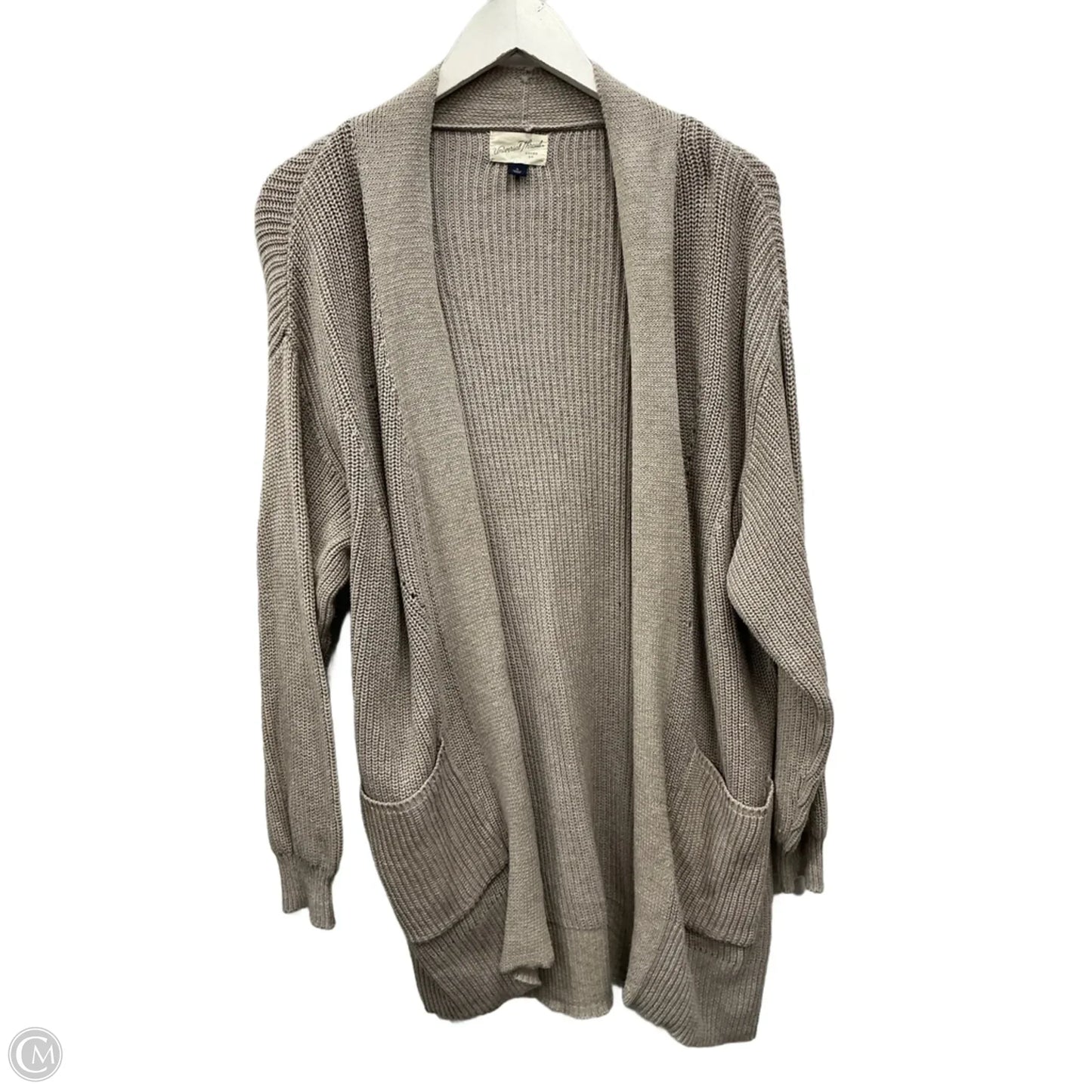 Sweater Cardigan By Universal Thread In Beige, Size: S