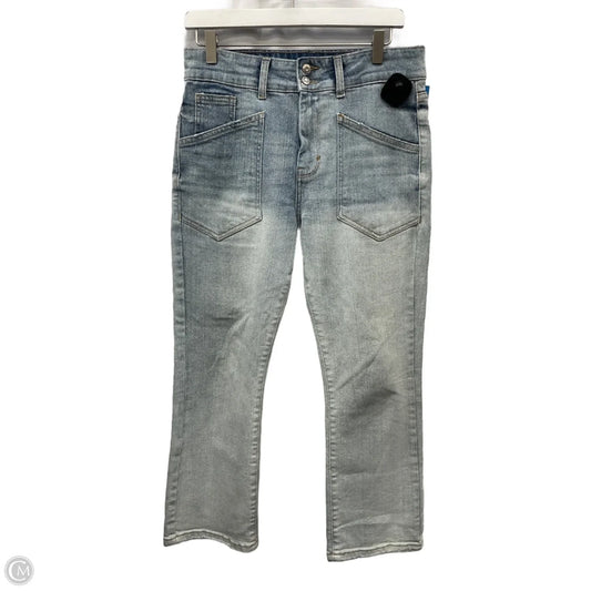 Jeans Flared By Kensie In Blue Denim, Size: 4