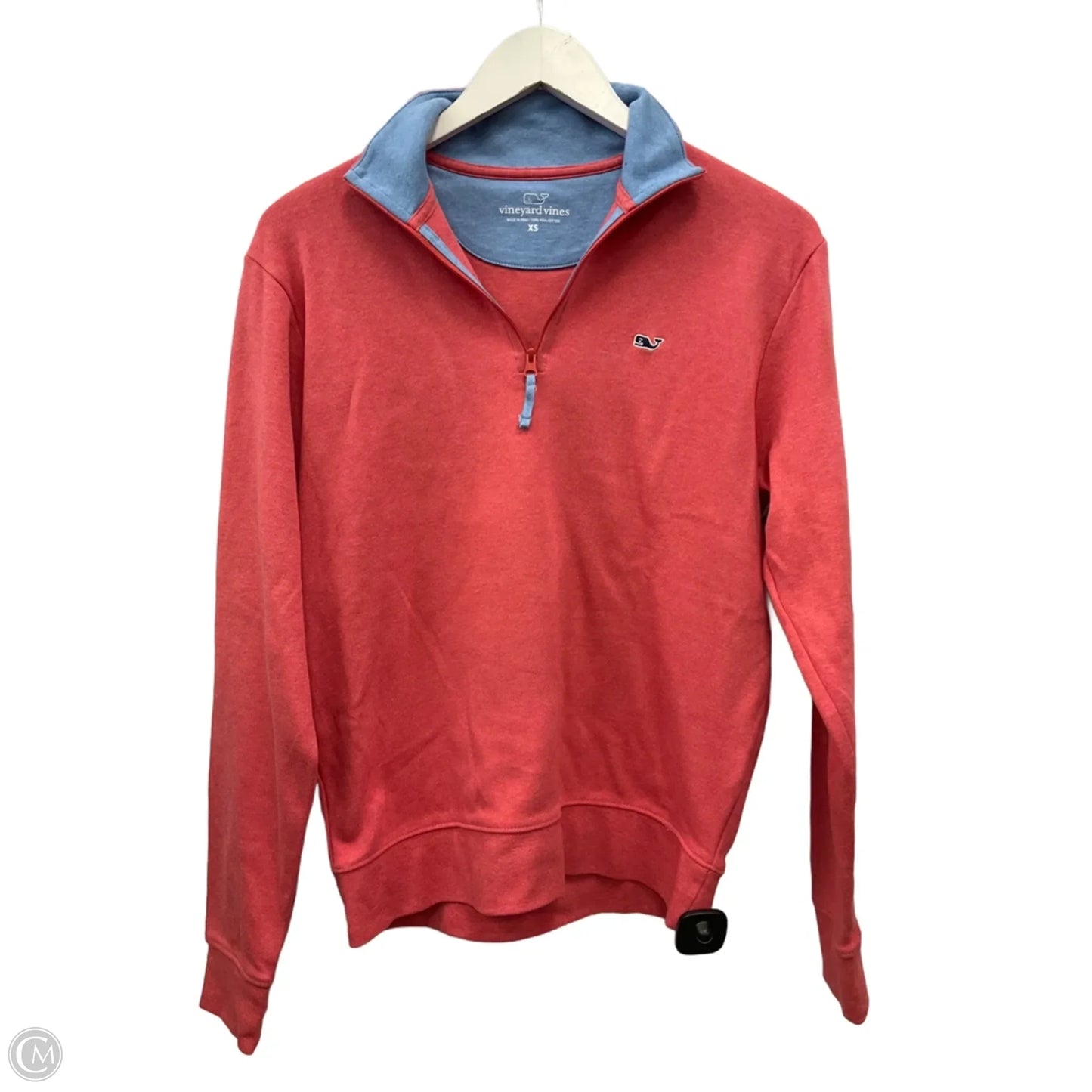 Sweatshirt Collar By Vineyard Vines In Orange, Size: Xs
