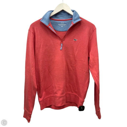 Sweatshirt Collar By Vineyard Vines In Orange, Size: Xs