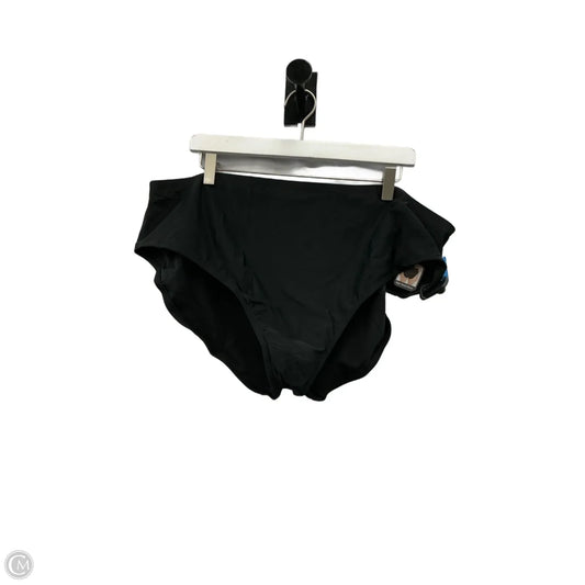 Swimsuit Bottom By Time And Tru In Black, Size: 2x