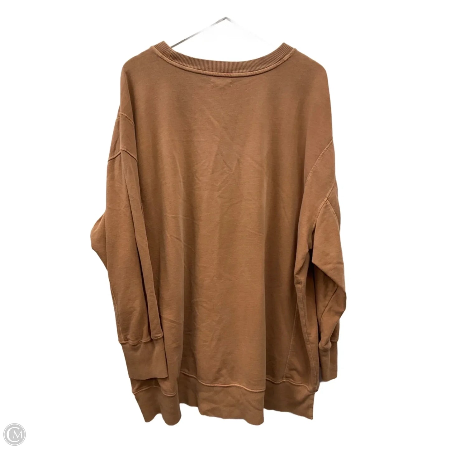 Top Long Sleeve By Maurices In Brown, Size: 2x
