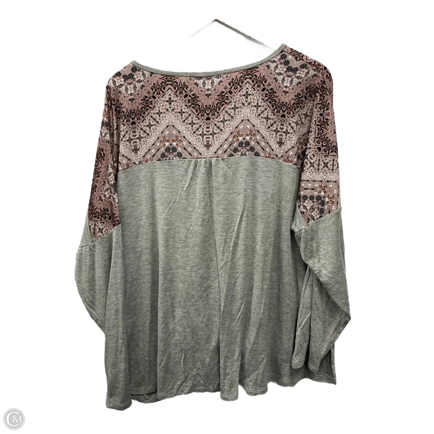 Top Long Sleeve By Maurices In Purple, Size: 3x