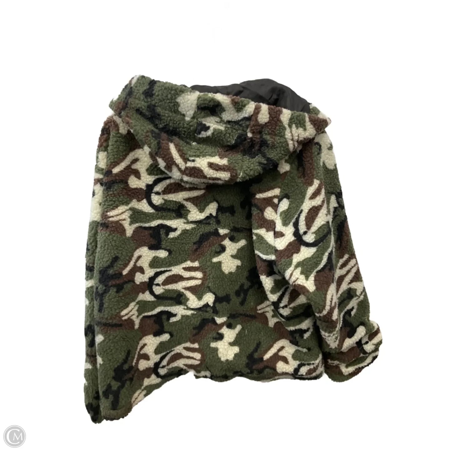Jacket Fleece By Clothes Mentor In Camouflage Print, Size: 3x