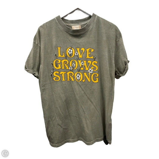 Top Short Sleeve By Altard State In Green, Size: M