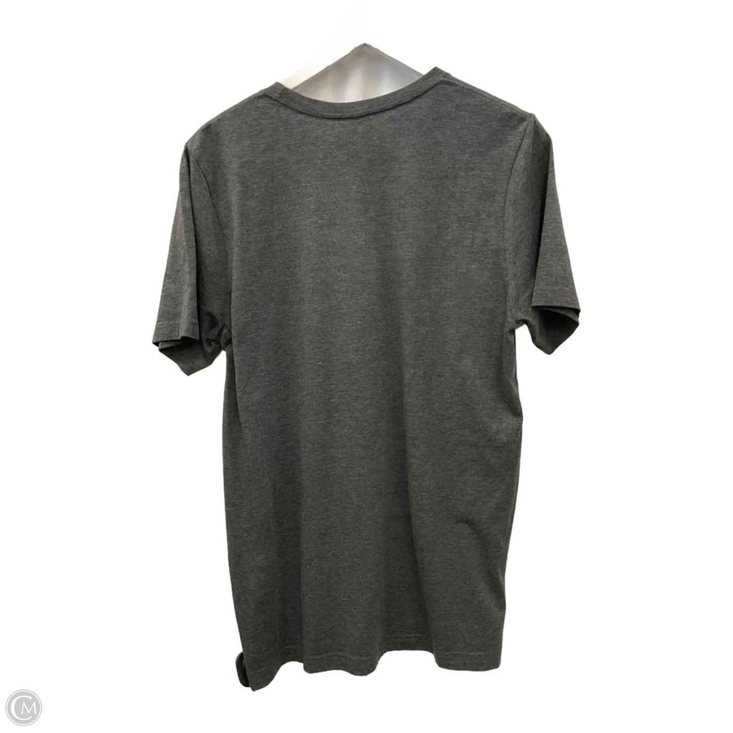 Top Short Sleeve By Canvas In Grey, Size: L