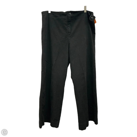 Pants Wide Leg By Clothes Mentor In Black, Size: 16