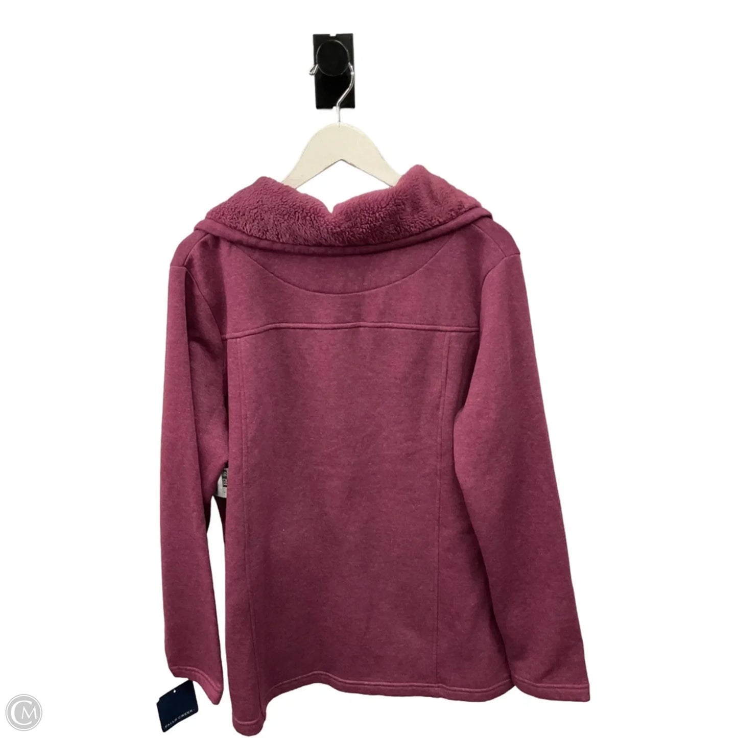 Jacket Fleece By Falls Creek In Purple, Size: 2x