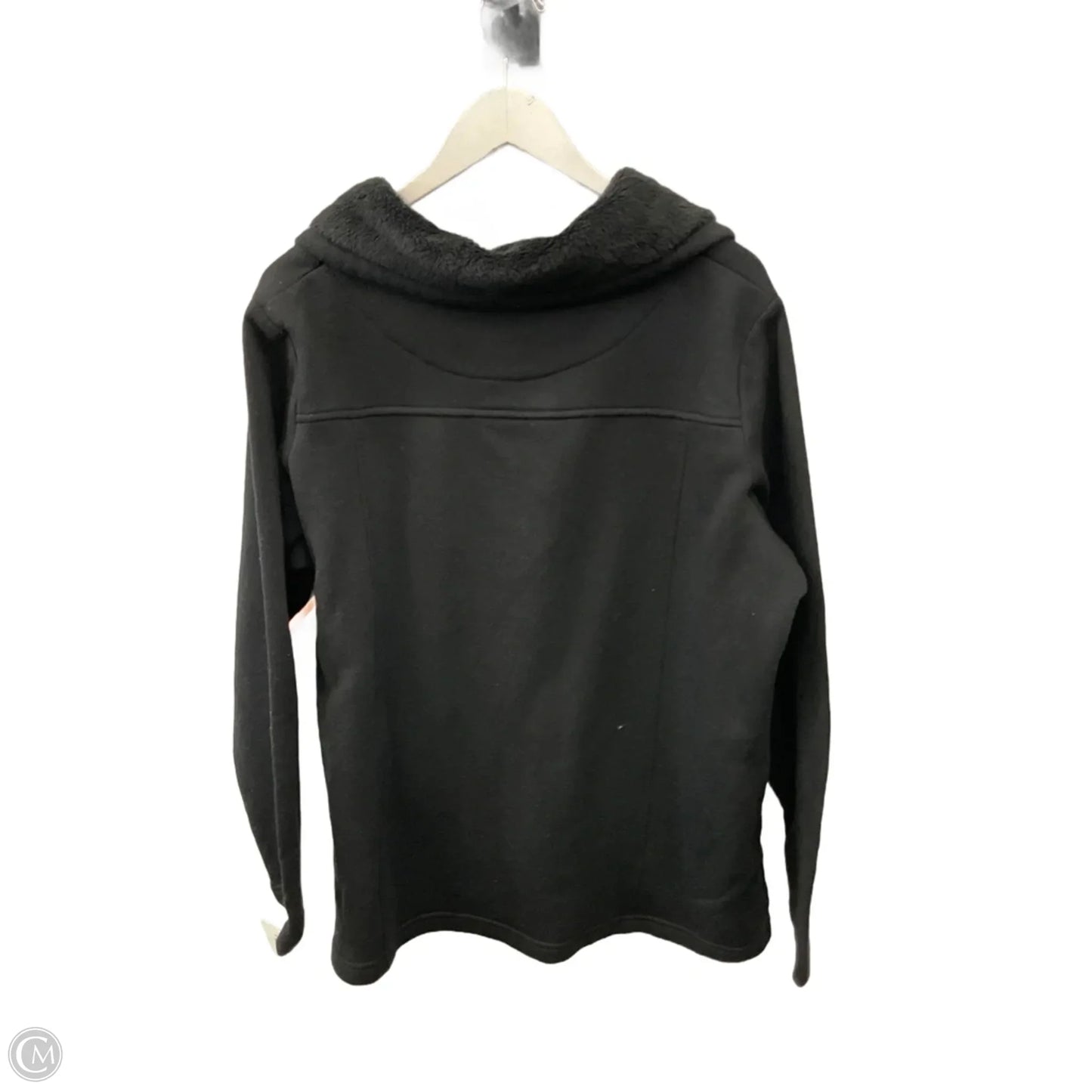 Jacket Fleece By Falls Creek In Black, Size: 2x