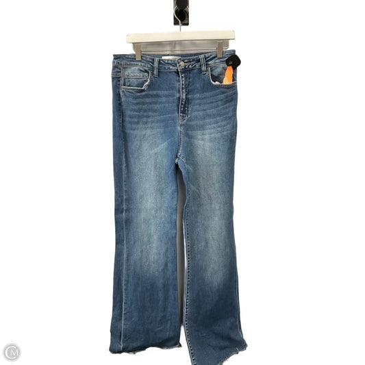 Jeans Flared By Flying Monkey In Blue Denim, Size: 10