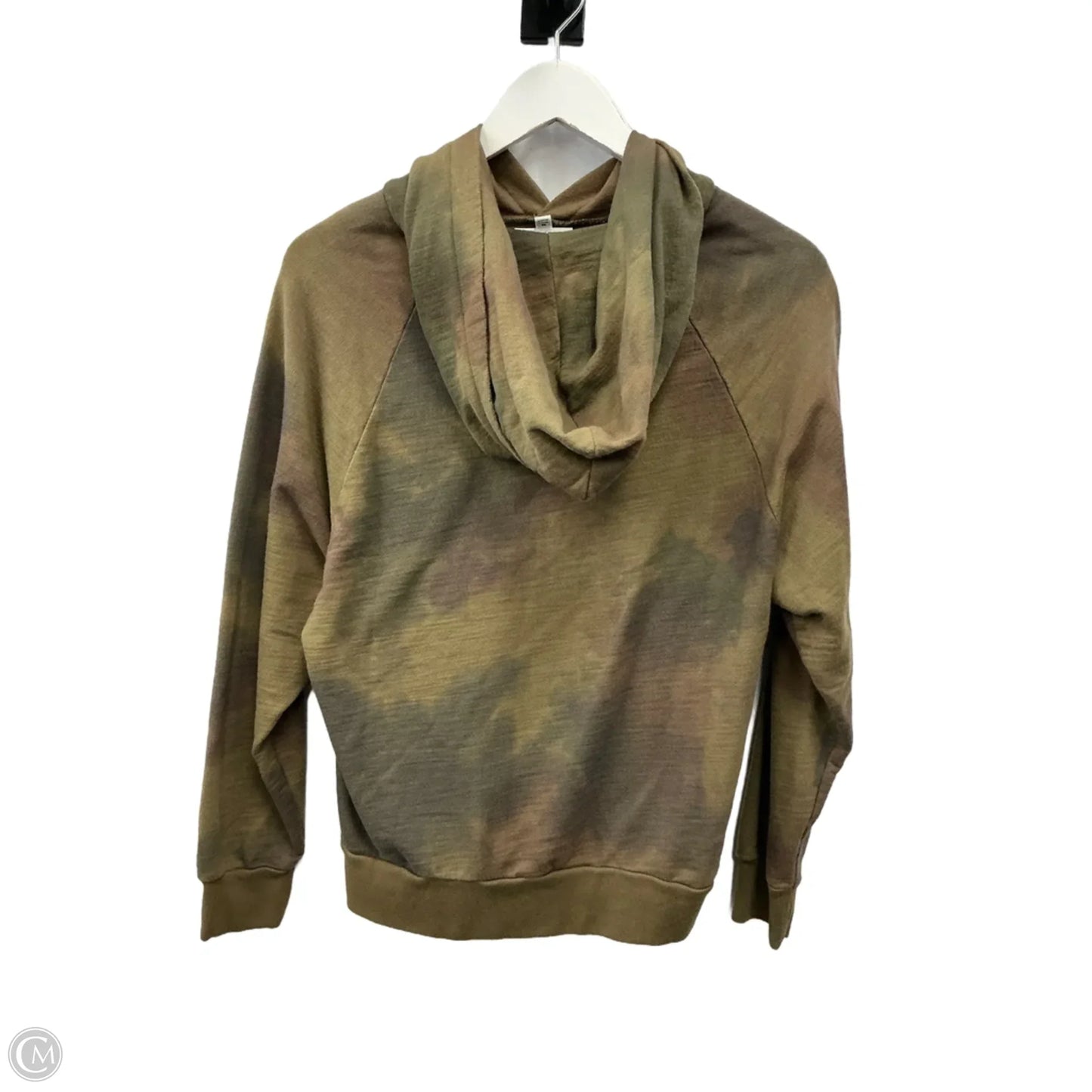 Sweatshirt Hoodie By Adriano Goldschmied In Green, Size: M