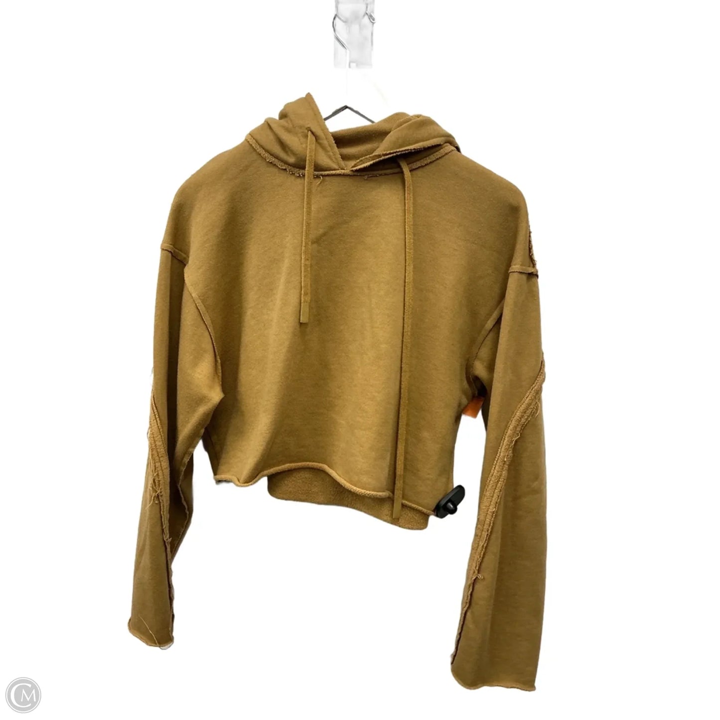 Sweatshirt Hoodie By Alo In Yellow, Size: Xs