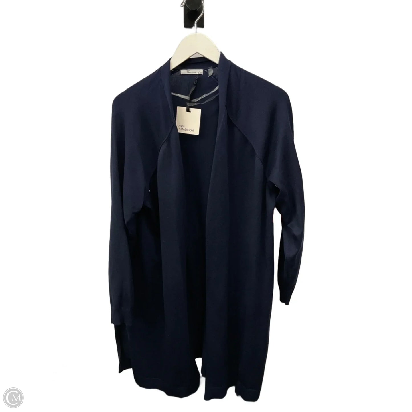 Sweater Cardigan By 89th And Madison In Navy, Size: 2x