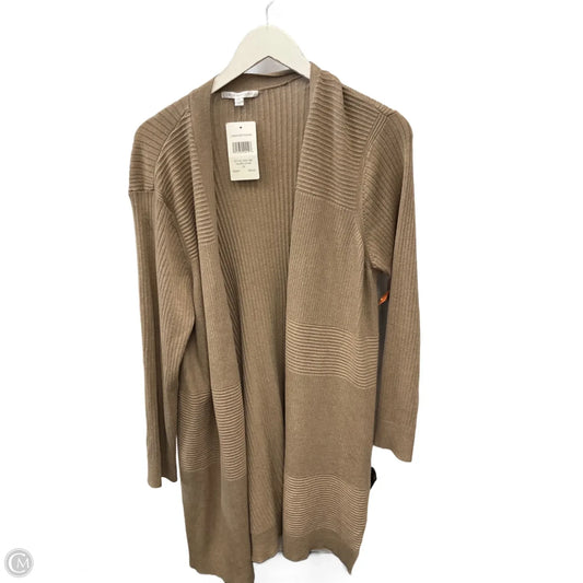 Sweater Cardigan By Clothes Mentor In Beige, Size: 2x