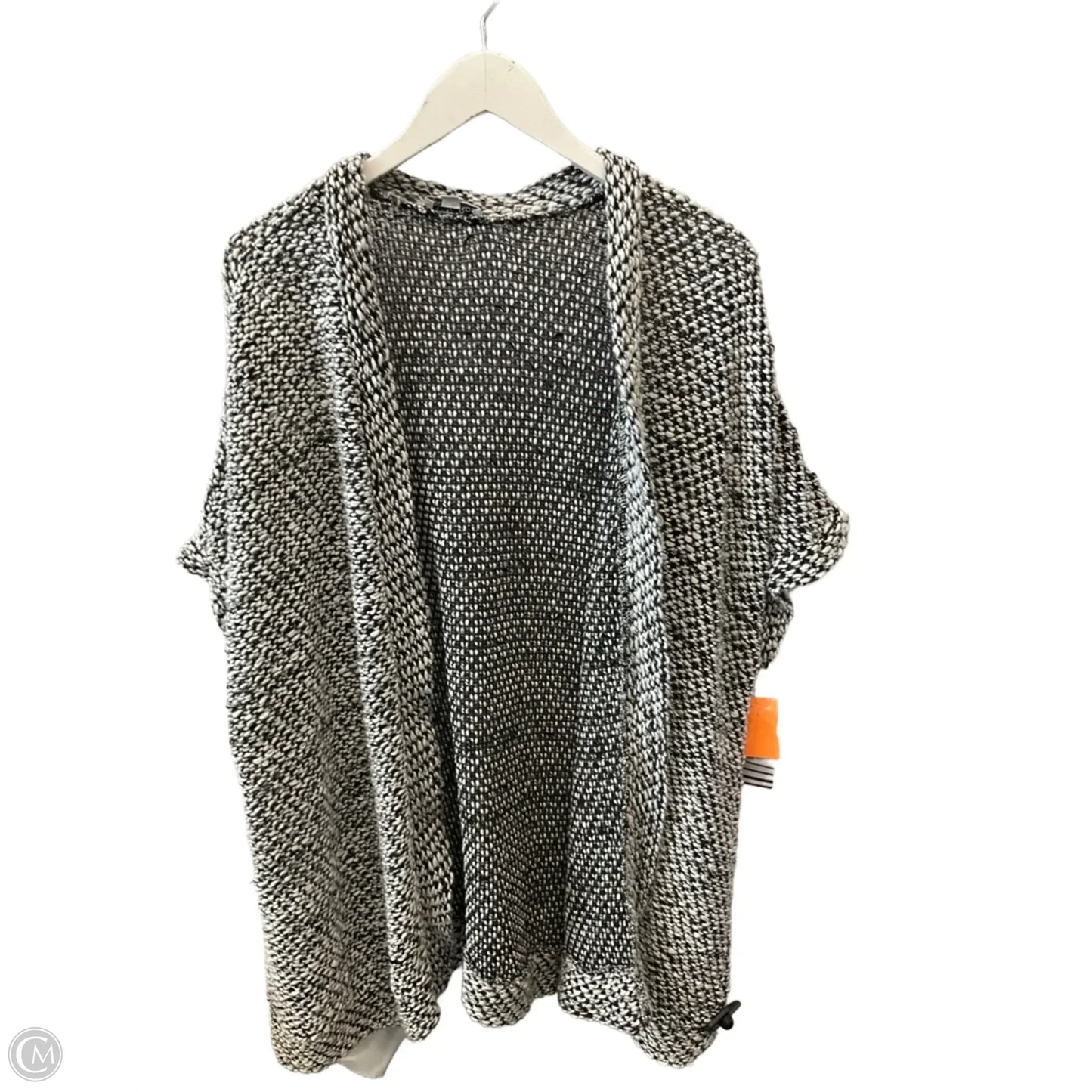 Cardigan By Ophelia Roe In Black & White, Size: 2x