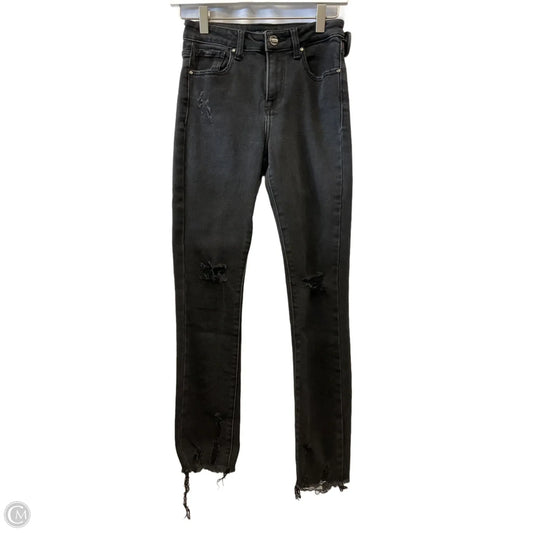 Jeans Skinny By Risen In Black, Size: 0