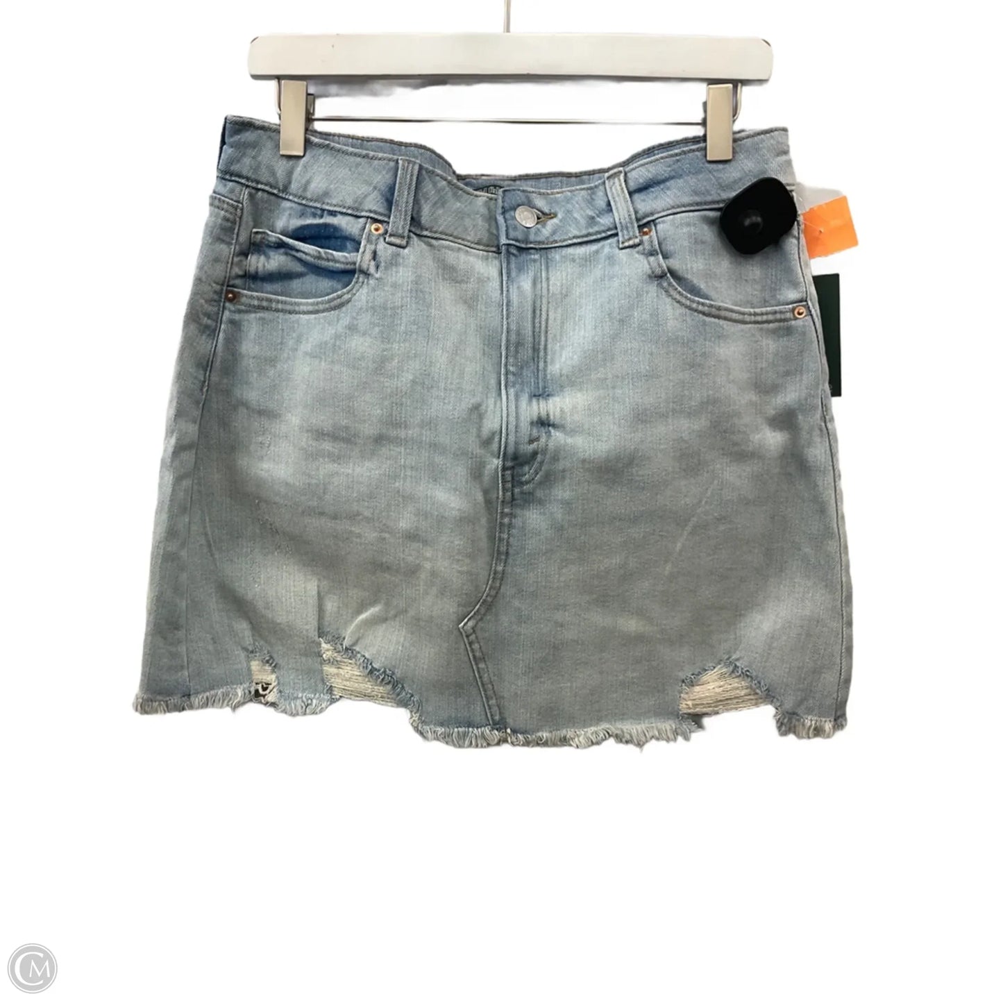 Skirt Mini & Short By Wild Fable In Blue Denim, Size: 14