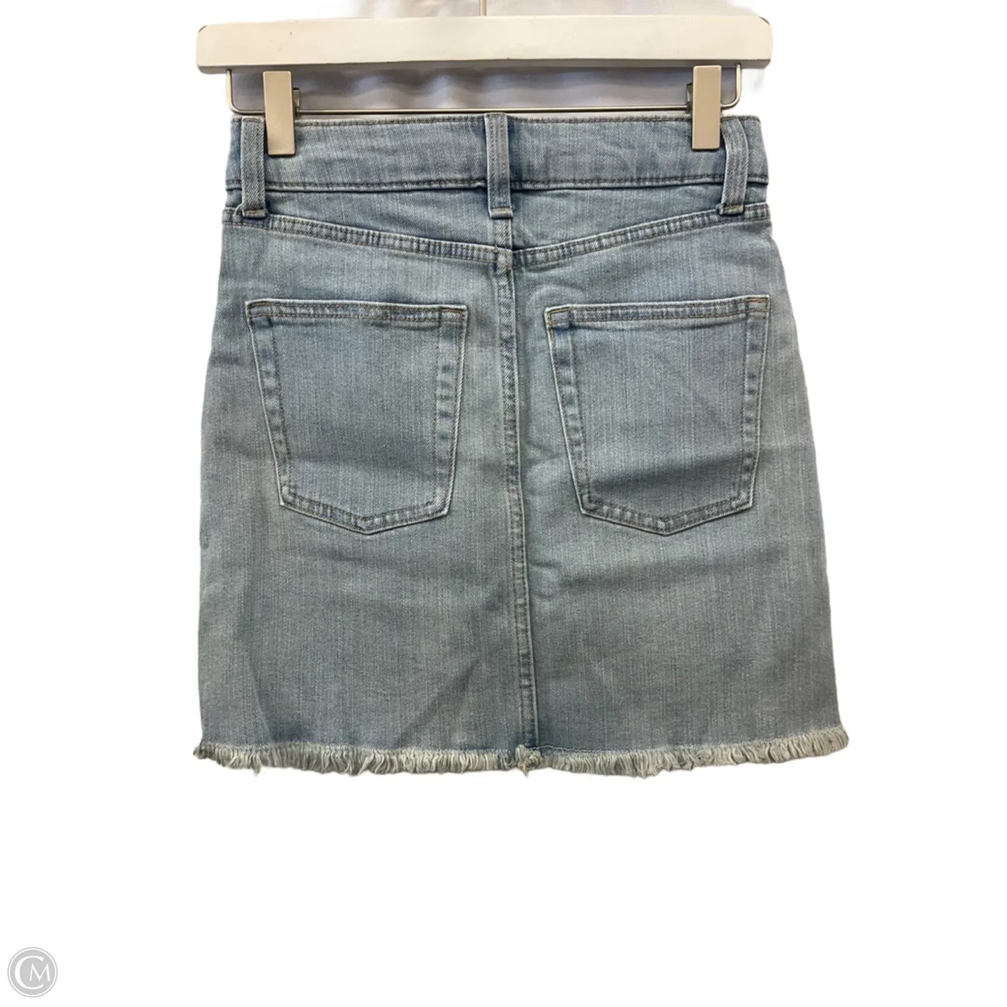 Skirt Mini & Short By Wild Fable In Blue Denim, Size: 0