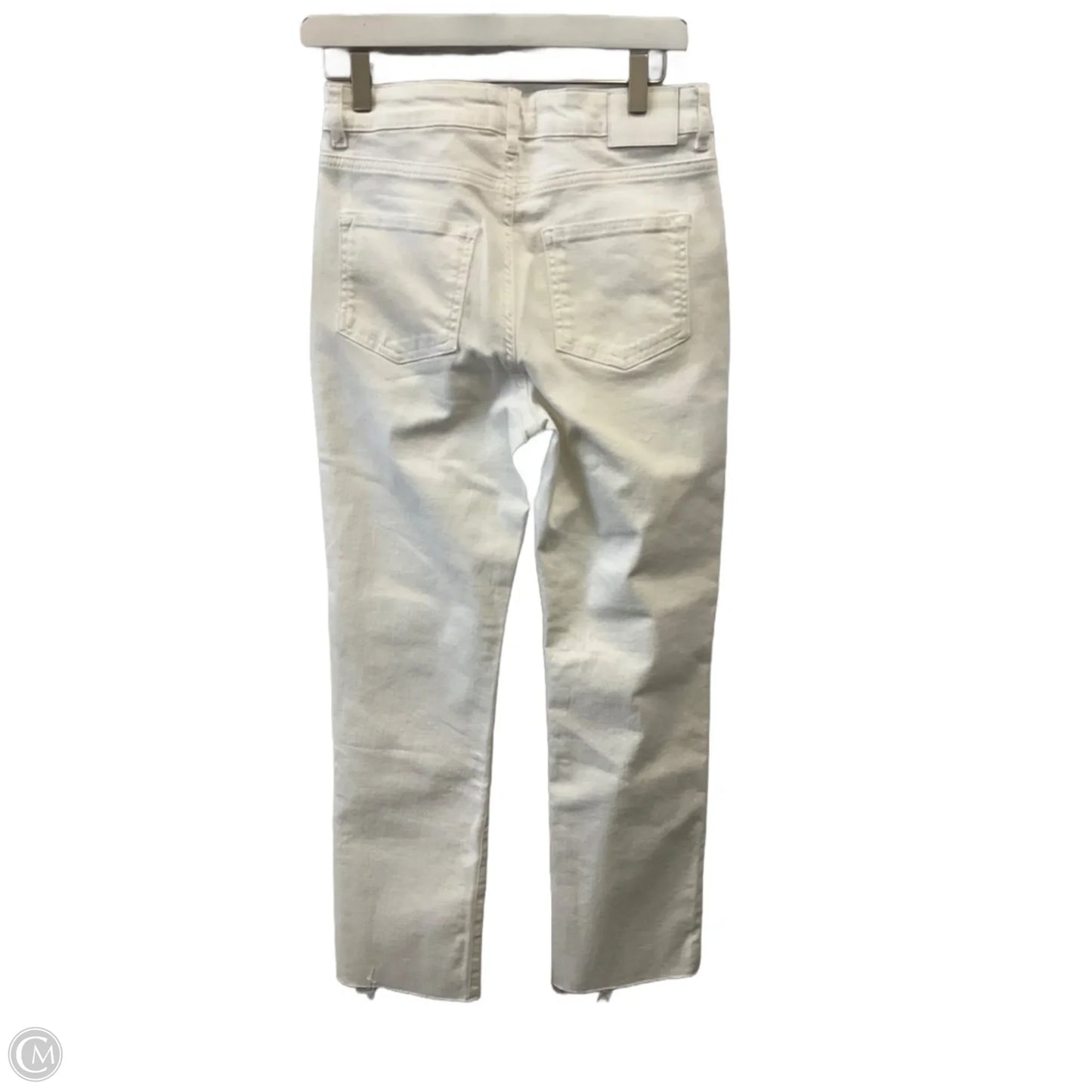 Jeans Straight By Lola In White, Size: 4