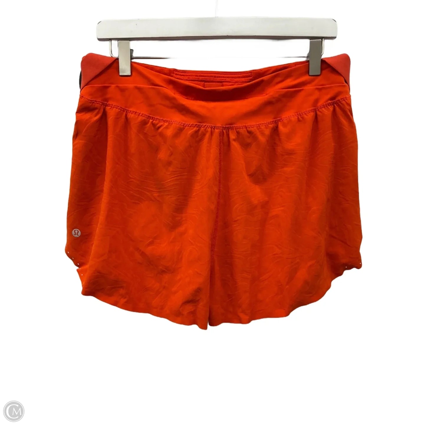 Athletic Shorts By Lululemon In Orange, Size: M