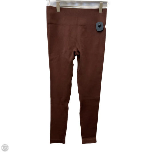 Athletic Leggings By Cme In Brown, Size: M