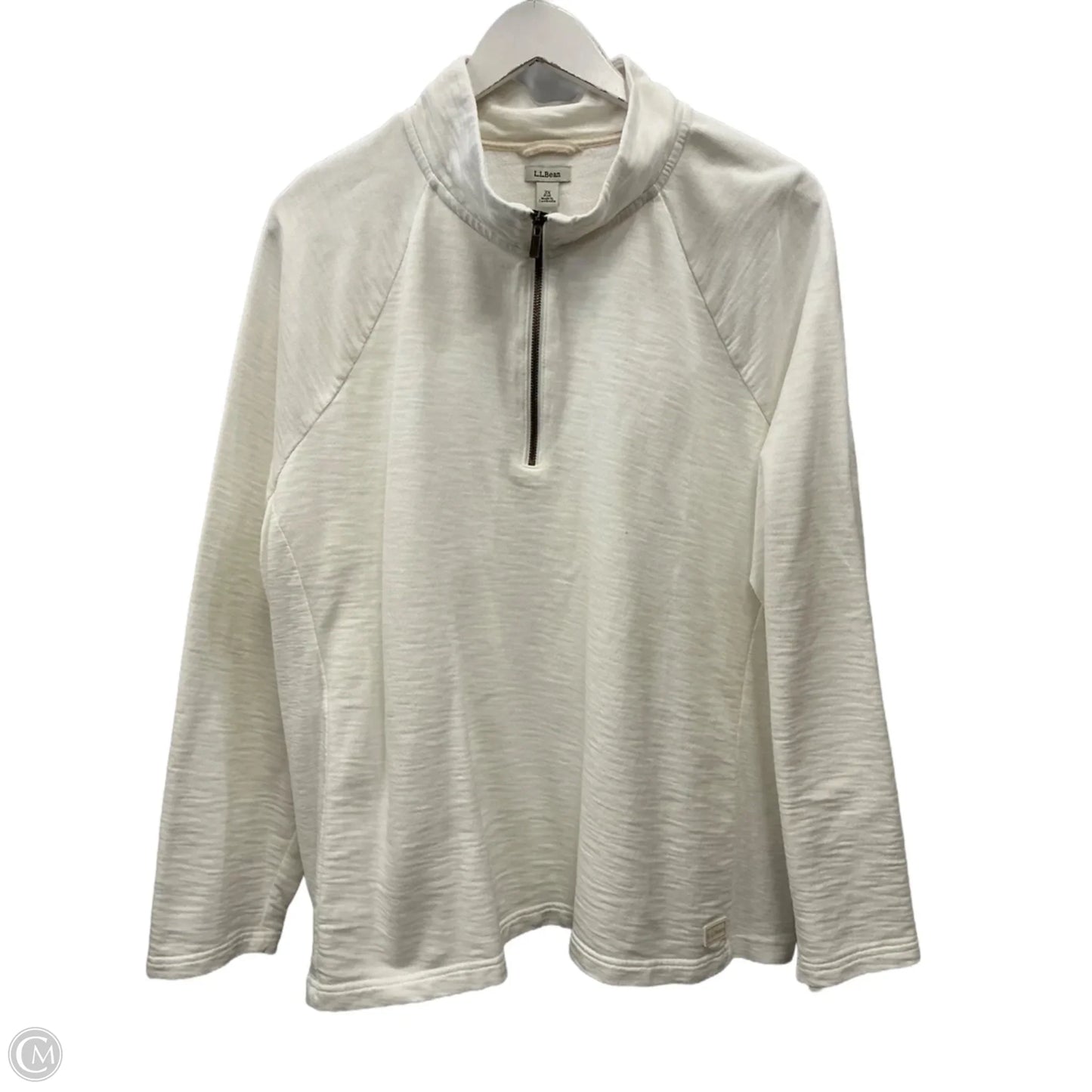 Top Long Sleeve By L.l. Bean In White, Size: 3x