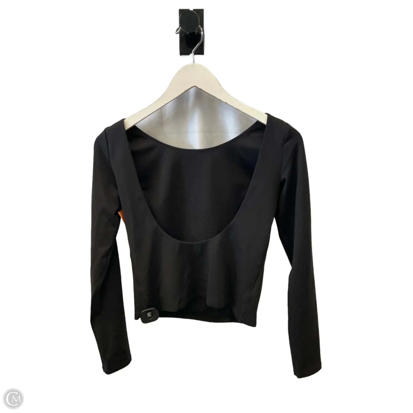 Athletic Top Long Sleeve Crewneck By Offline By Aerie In Black, Size: S