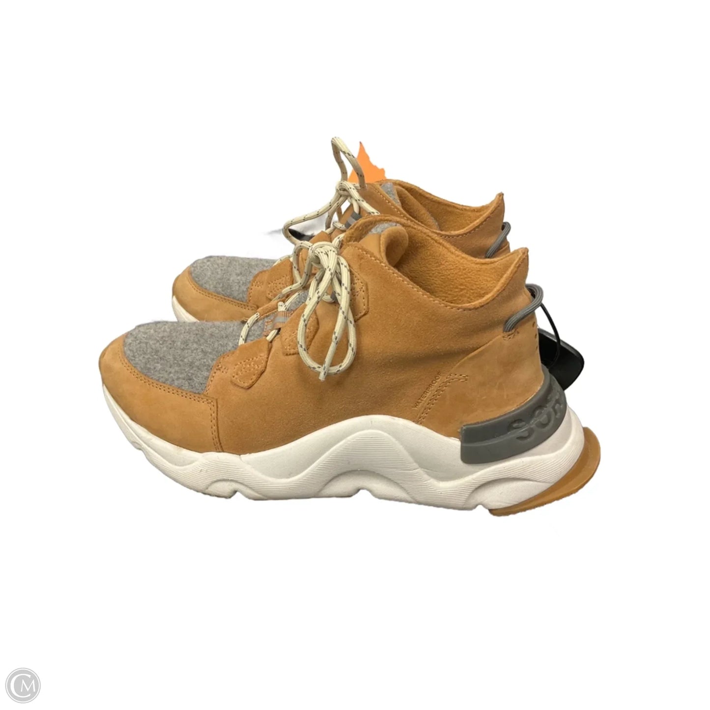 Boots Ankle Heels By Sorel In Tan, Size: 8.5